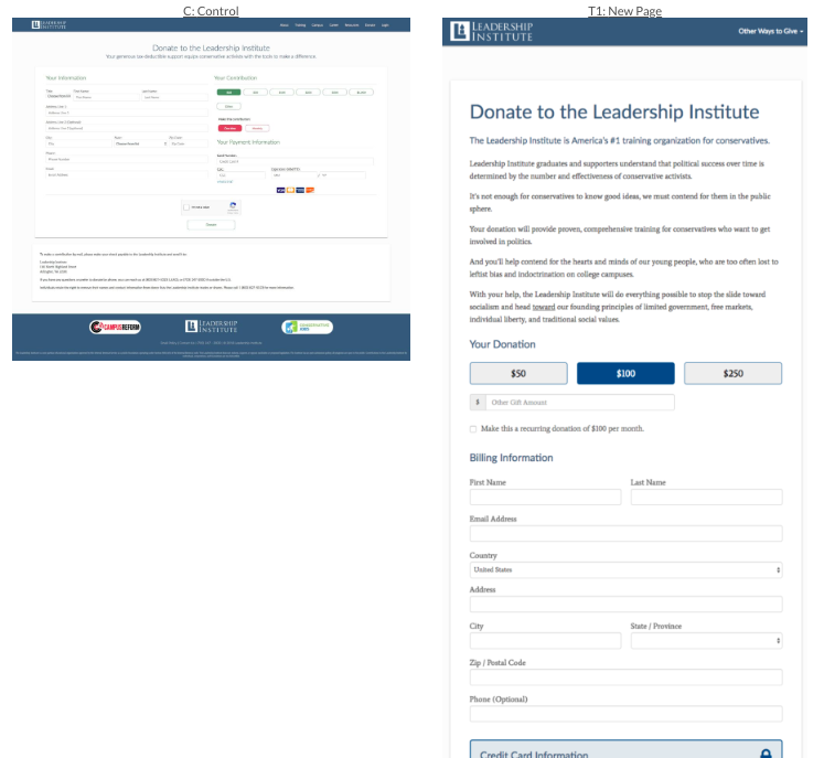 Online fundraising idea - design your donation pages for effectiveness image