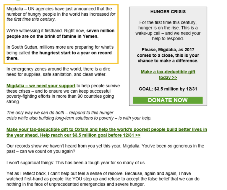 Oxfam-Year-End-Fundraising-Email-Example