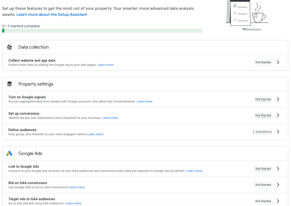 Google Analytics 4 Guide for Nonprofits - Finish Setup